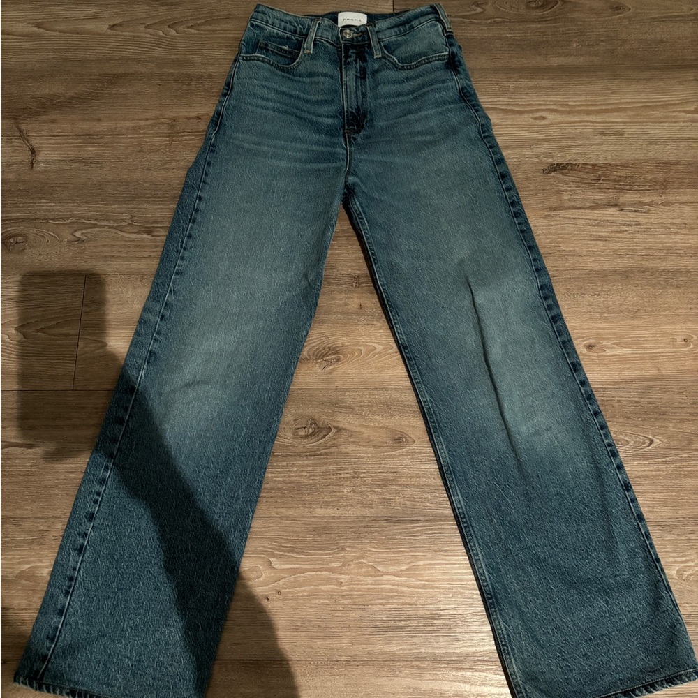 FRAME Le Hight N Tight Wide Leg in Lomina 25